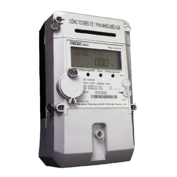 Công Tơ Điện Tử 1 Pha Đa Chức Năng EMIC - CE-14MGS