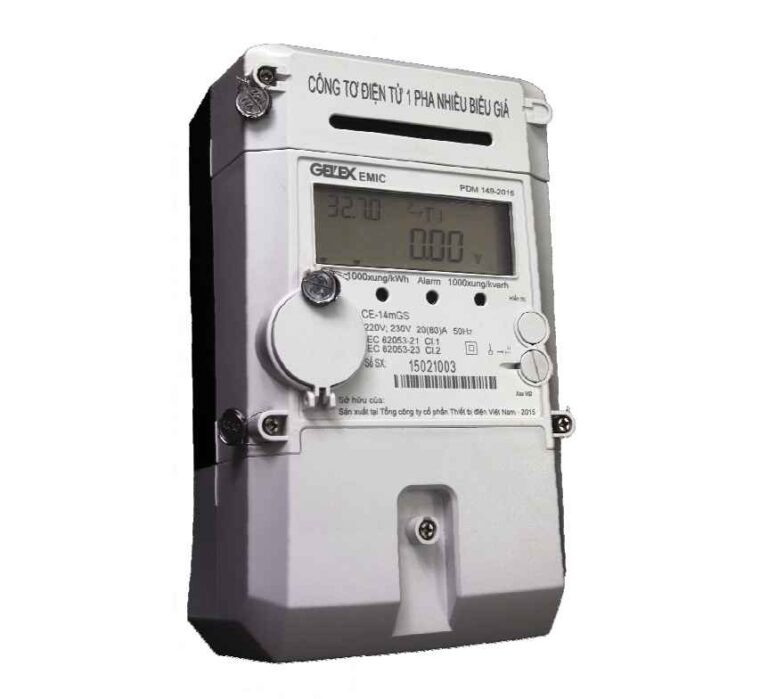 Công Tơ Điện Tử 1 Pha Đa Chức Năng EMIC - CE-14MGS
